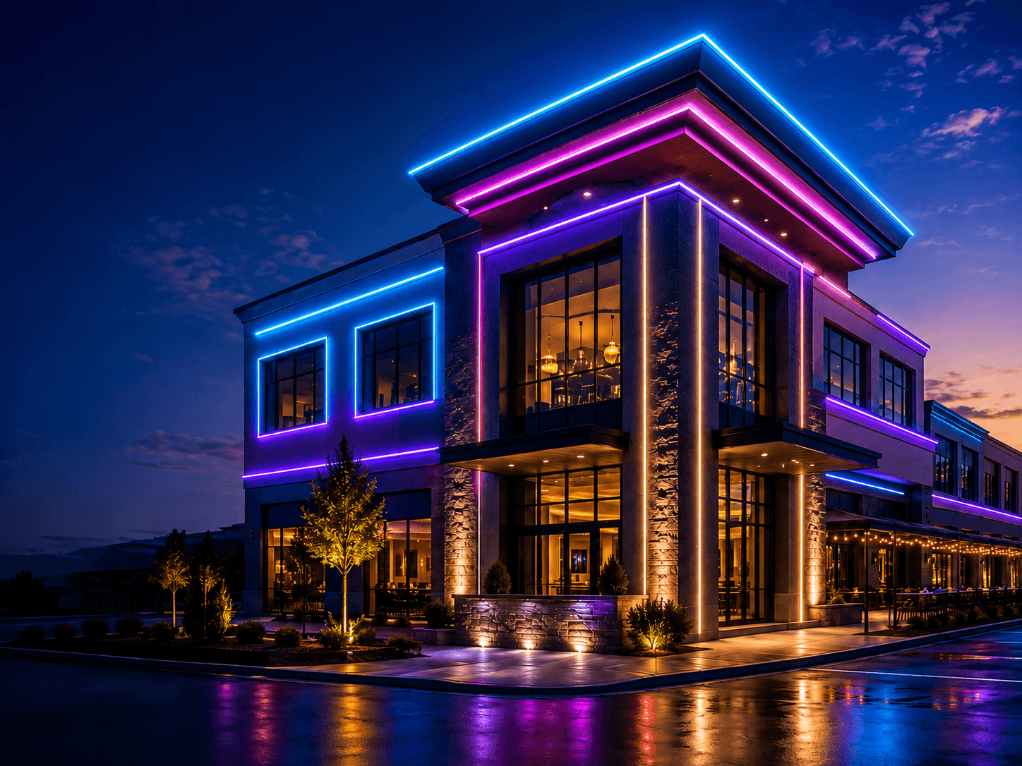 LED Neon for Buildings